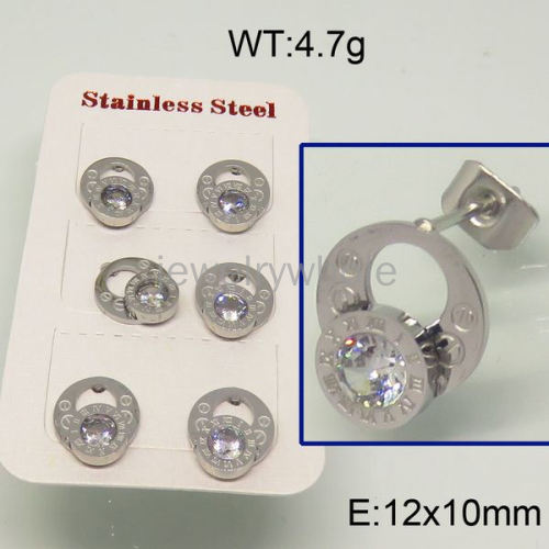 SS Earrings  TE600486ahlv-434