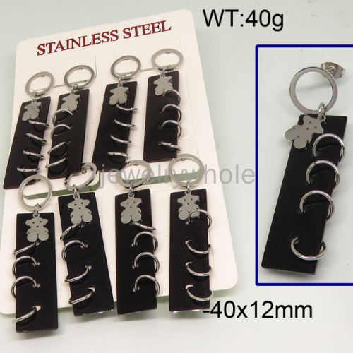 SS Bear Earrings  TE600539bkab-488