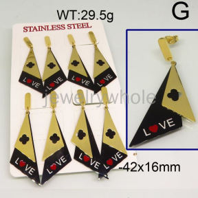SS Earrings  TE600542bkab-488