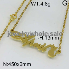 SS Necklace  TN300022vanl-450