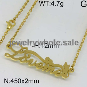 SS Necklace  TN300023vanl-450