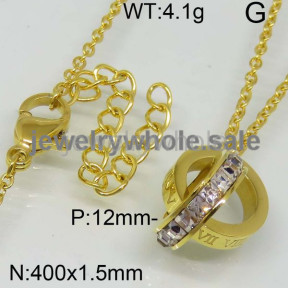 SS Necklace  TN300027ahlv-607