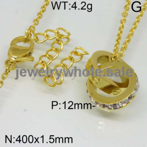 SS Necklace  TN300029ahlv-607