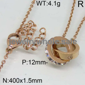 SS Necklace  TN300030ahlv-607