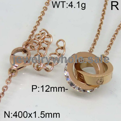 SS Necklace  TN300030ahlv-607