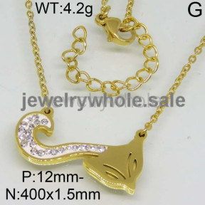 SS Necklace  TN300033bhva-607