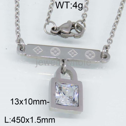 SS Necklaces  TN300138bhva-617