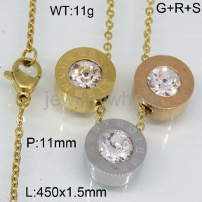 SS Necklaces  TN300164bhia-617