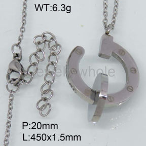 SS Necklaces  TN300207bhva-617