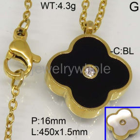 SS Necklaces  TN300230bhva-617