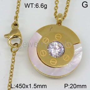 SS Necklaces  TN300242bhva-617