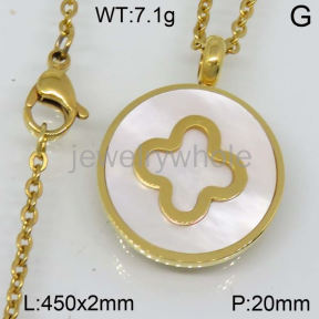 SS Necklaces  TN300251bhva-617