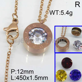 SS Necklaces  TN300259ahjb-617