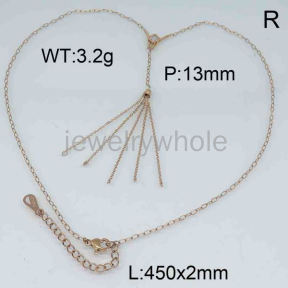 SS Necklace  TN300353bhva-371