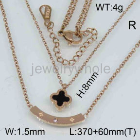 SS Necklace  TN300357bhva-371