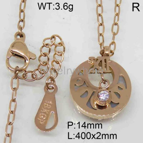 SS Necklace  TN300366bhva-371