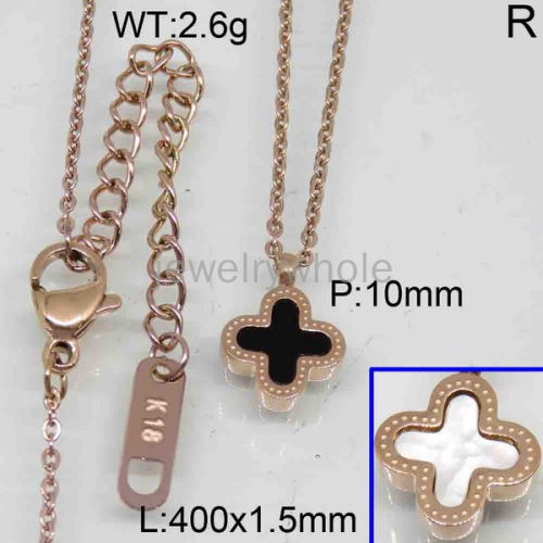 SS Necklace  TN300374bbov-371