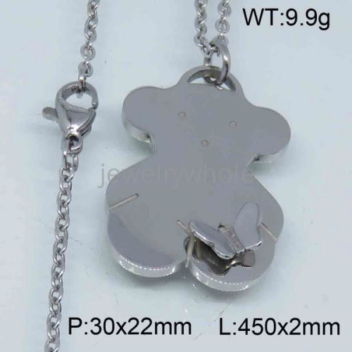 SS Bear Necklaces  TN300434vbpb-659