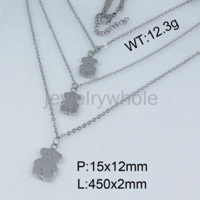 SS Bear Necklaces  TN300436bhva-312