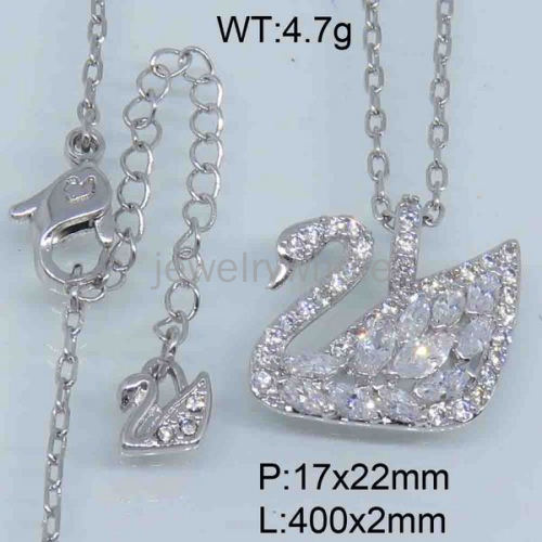 Fashion brass alloy necklace  TN300504aima-J37