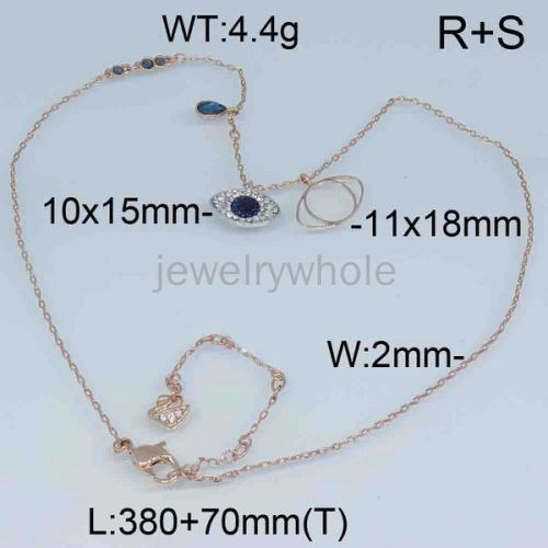 Fashion brass alloy necklace  TN300505ajvb-J37