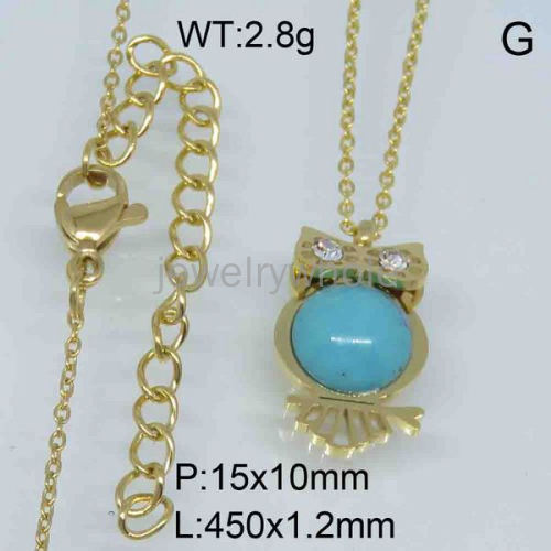 SS Necklaces  TN300558bhva-493