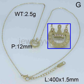 SS Necklaces  TN300661bhia-682