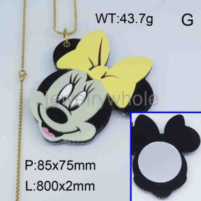 SS Necklaces  TN300663vhkl-628