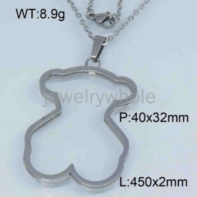 SS Bear Necklaces  TN300668vbpb-377