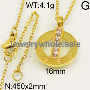 SS Necklace  TN400040vhkb-322