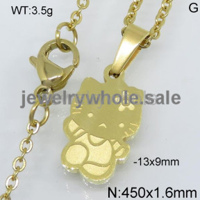 SS Necklace  TN500003vblb-363