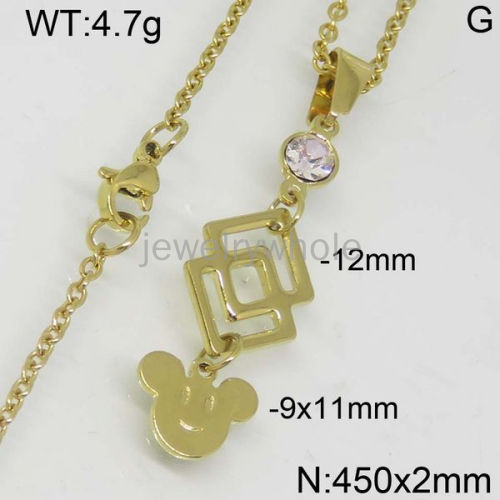 SS Necklace  TN500018ablb-463