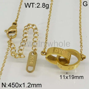 SS Necklaces  TN500053bhva-328