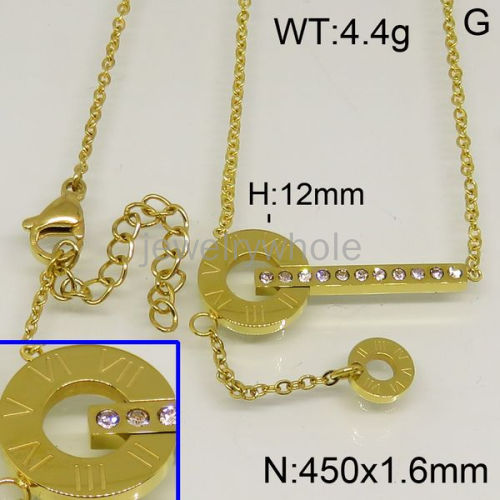 SS Necklaces  TN500123bhia-607