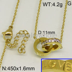 SS Necklaces  TN500129ahlv-607