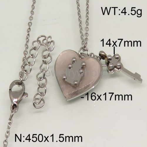 SS Necklace  TN600125vbpb-493