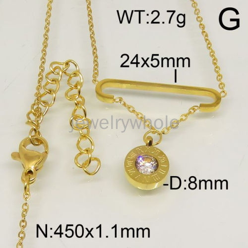 SS Necklace  TN600128bhva-493