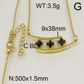 SS Necklace  TN600130bhva-493