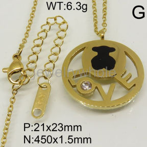 SS Necklaces  TN600200bhva-434