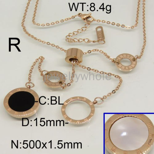 SS Necklace  TN600241vhov-499