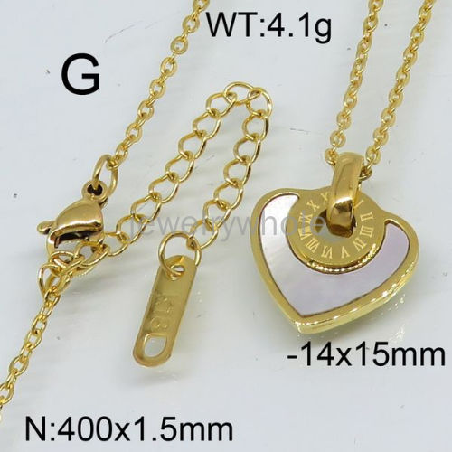 SS Necklaces  TN600275bhva-499