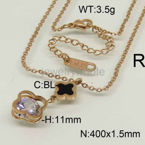 SS Necklaces  TN600422bhva-367