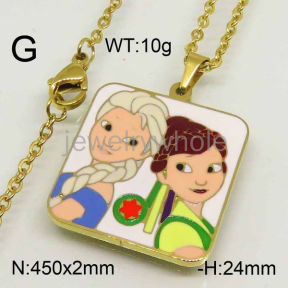 SS Necklaces  TN600425ablb-628