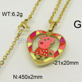 SS Necklaces  TN600458ablb-628