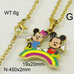 SS Necklaces  TN600470ablb-628