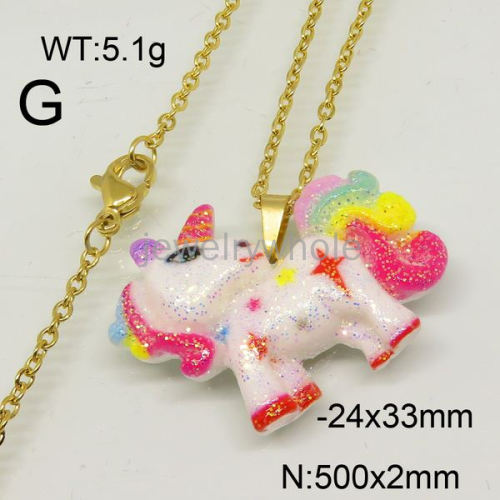 SS Necklaces  TN600635ablb-628