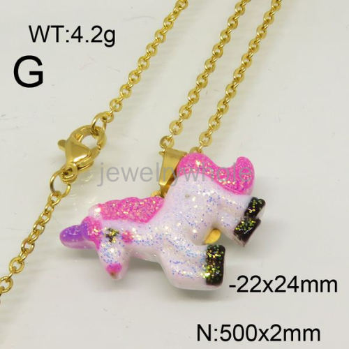 SS Necklaces  TN600637ablb-628