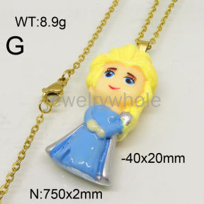 SS Necklaces  TN600661bbov-628