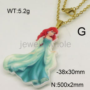 SS Necklaces  TN600667aakl-406