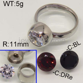 SS Ring  6#-9#  TR300093vbpb-617